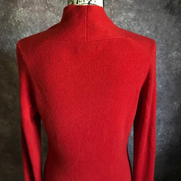 🚨SOLD🚨rag & bone Red ‘Natasha’ Cashmere Dress L - Picture 7 of 8